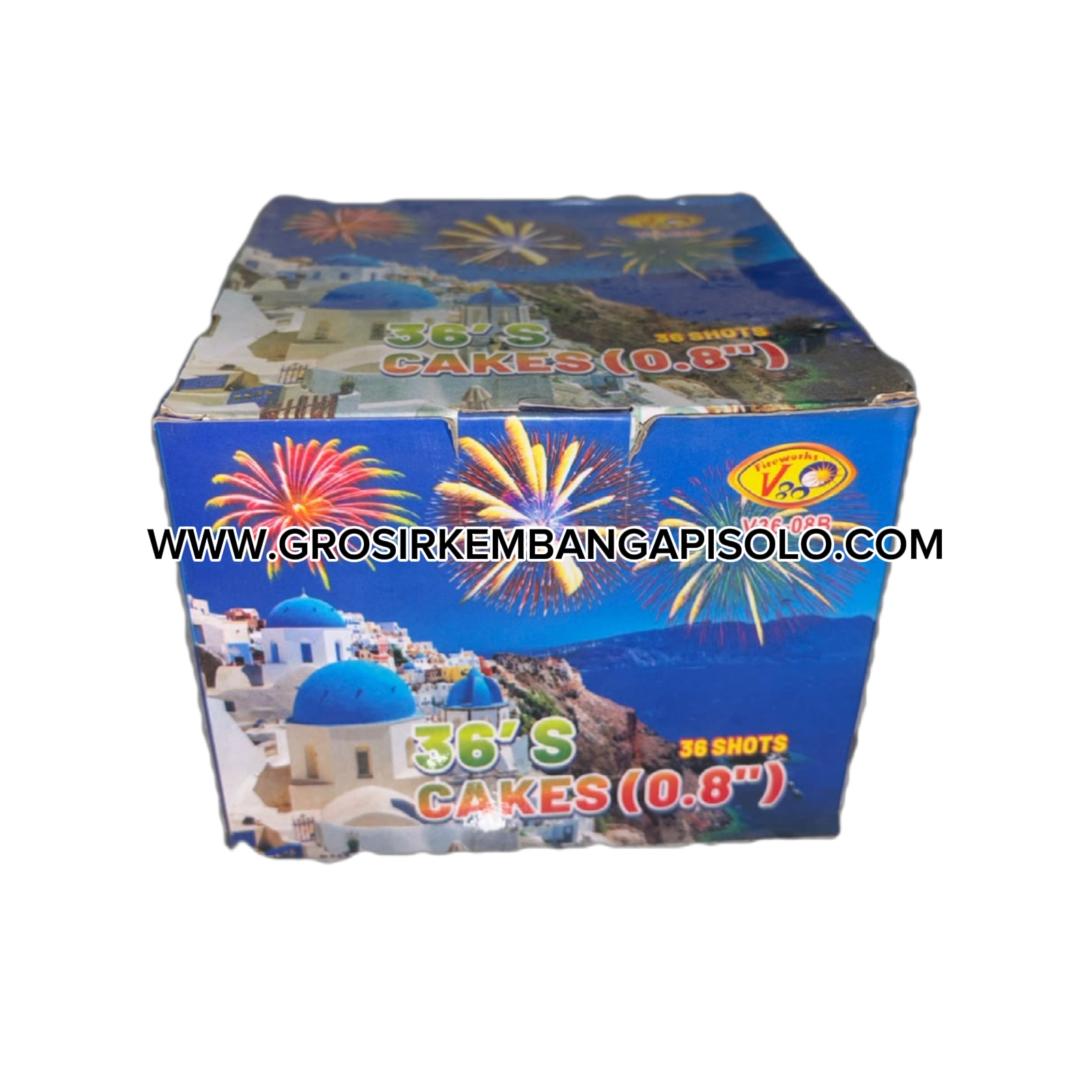 36 shot cakes 0,8 inch - V88
