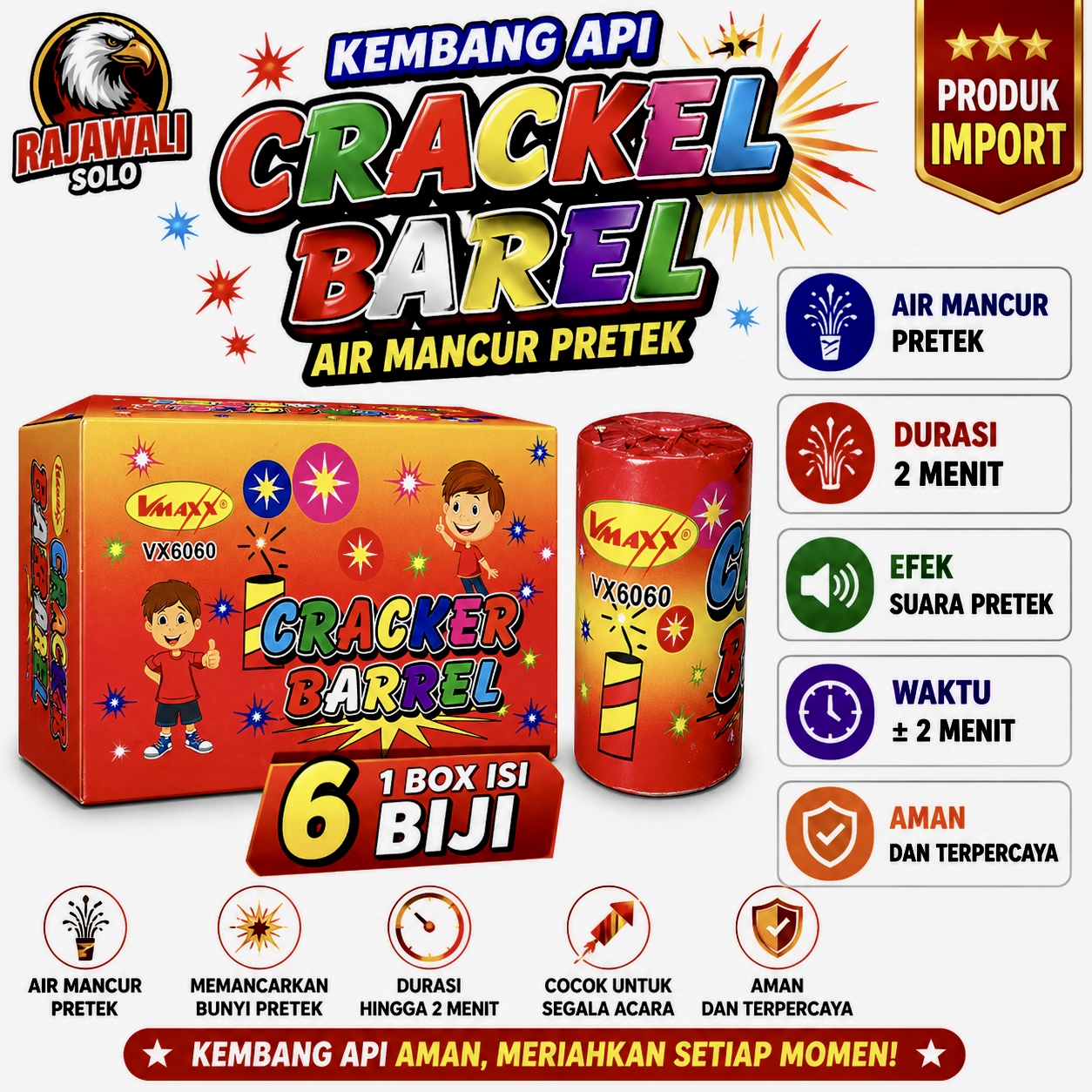 AIR MANCUR CRACKEL BARREL