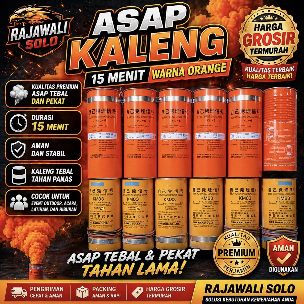 ASAP KALENG 15 MENIT ( ORANGE DAN MERAH )