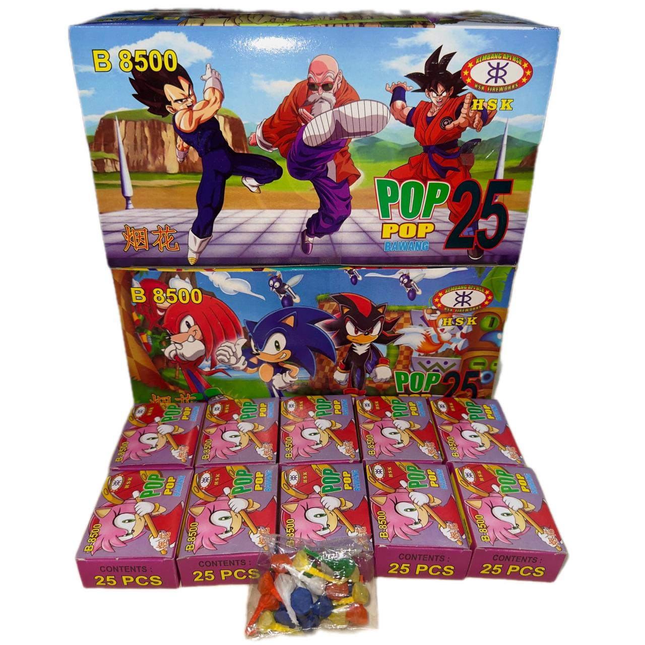 BANTING - POP POP BAWANG 1 BOX ISI 50 X 25 PCS 