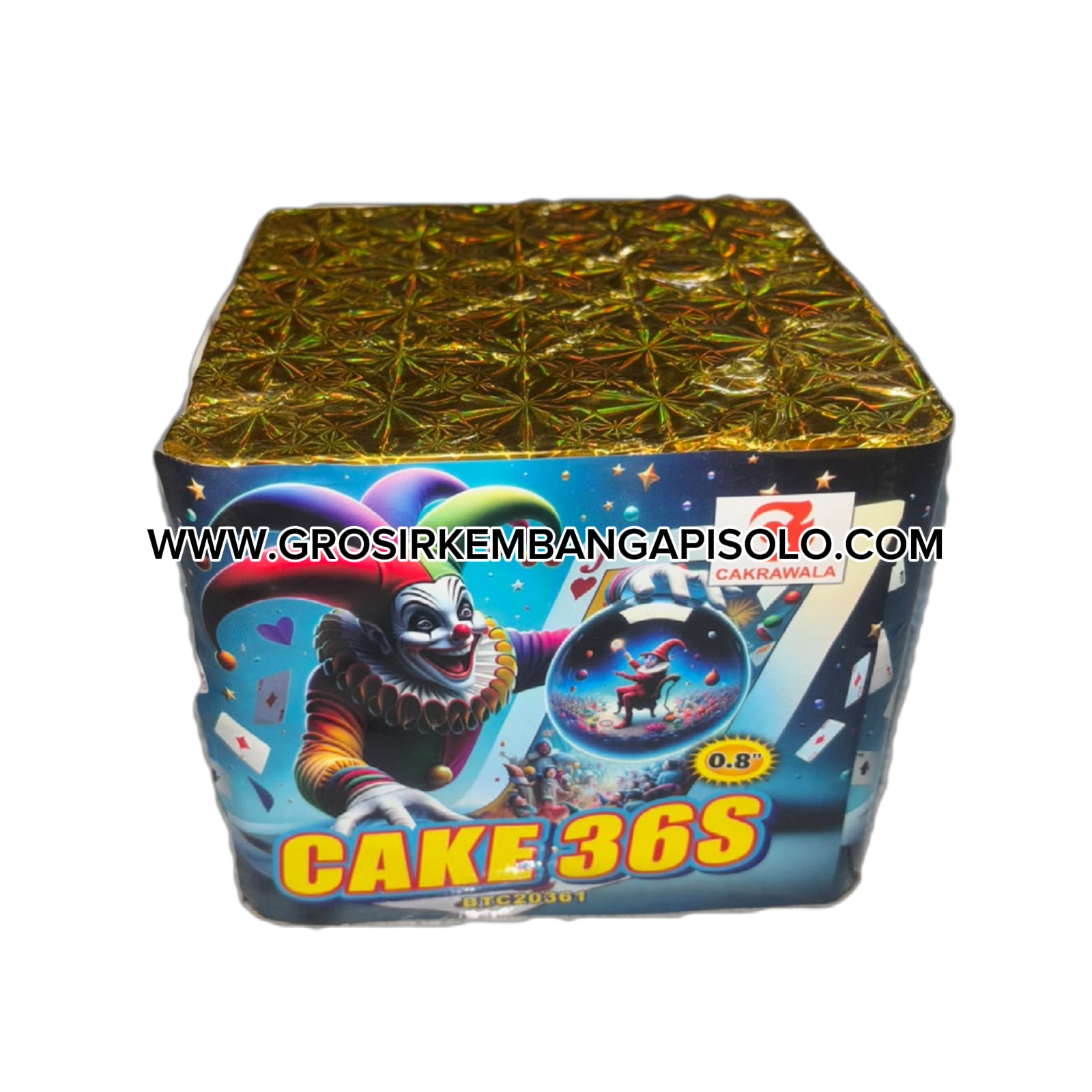 Cake 36 shot 0,8 inch - Cakrawala
