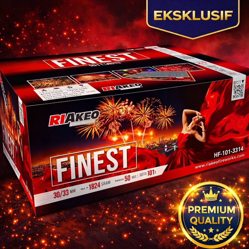 Kembang Api Cake Indonesia Riakeo Series Finest 101 Shots 1.2 Inc