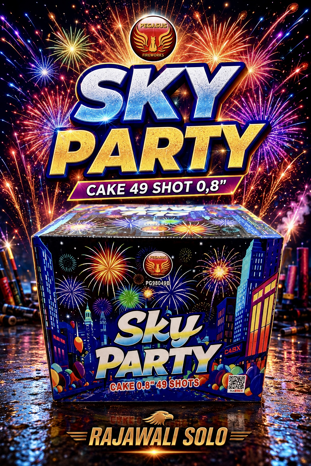 SKY PARTY 49 SHOT 0,8 PEGASUS / KEMBANG API CAKE