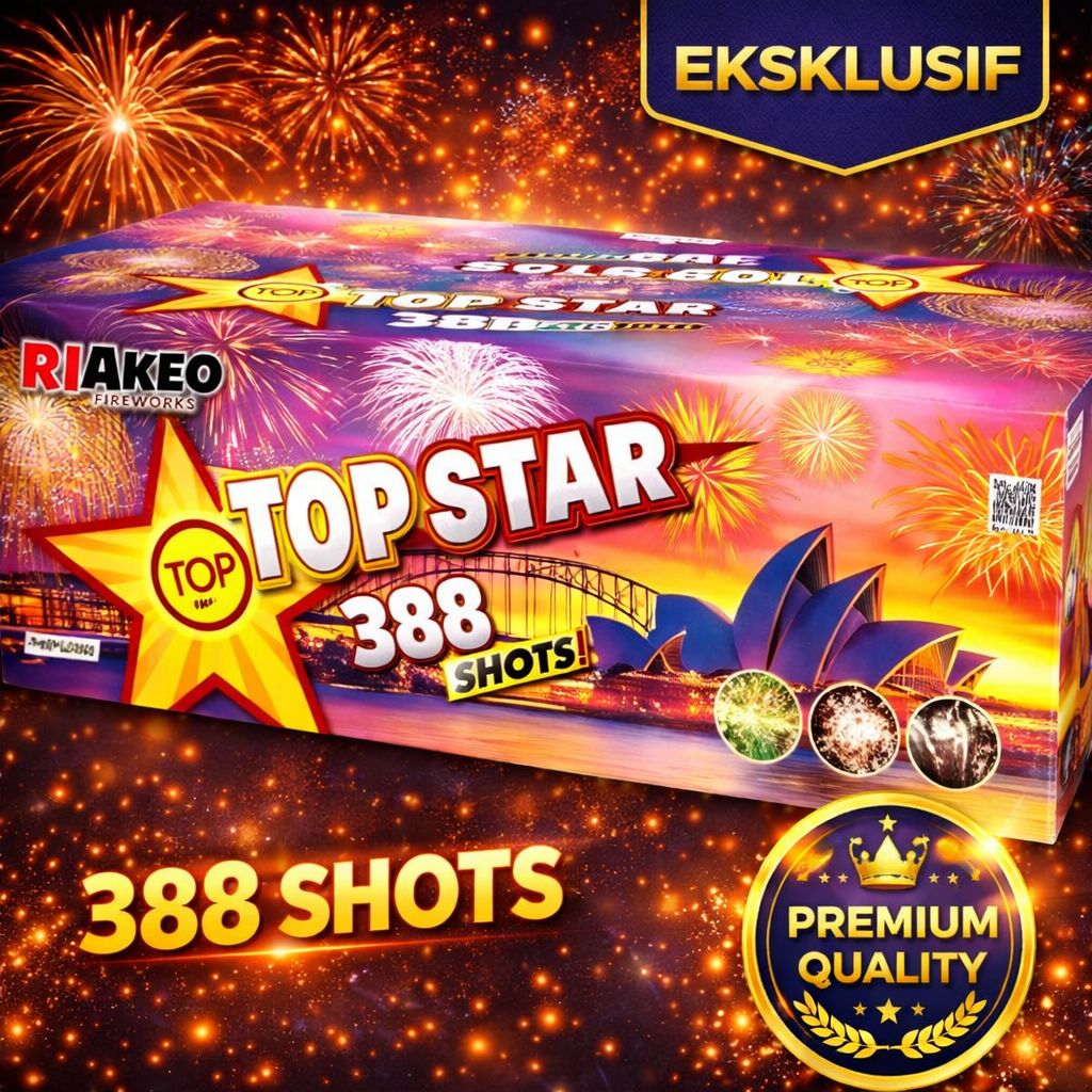 Kembang Api Cake Topstar 388s 0.8"-1.9"