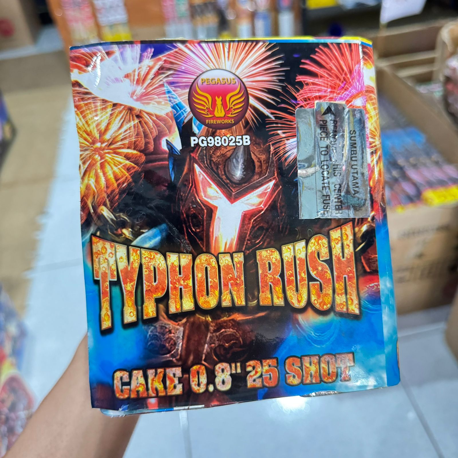 TYPON RUSH 25 SHOT 0,8”