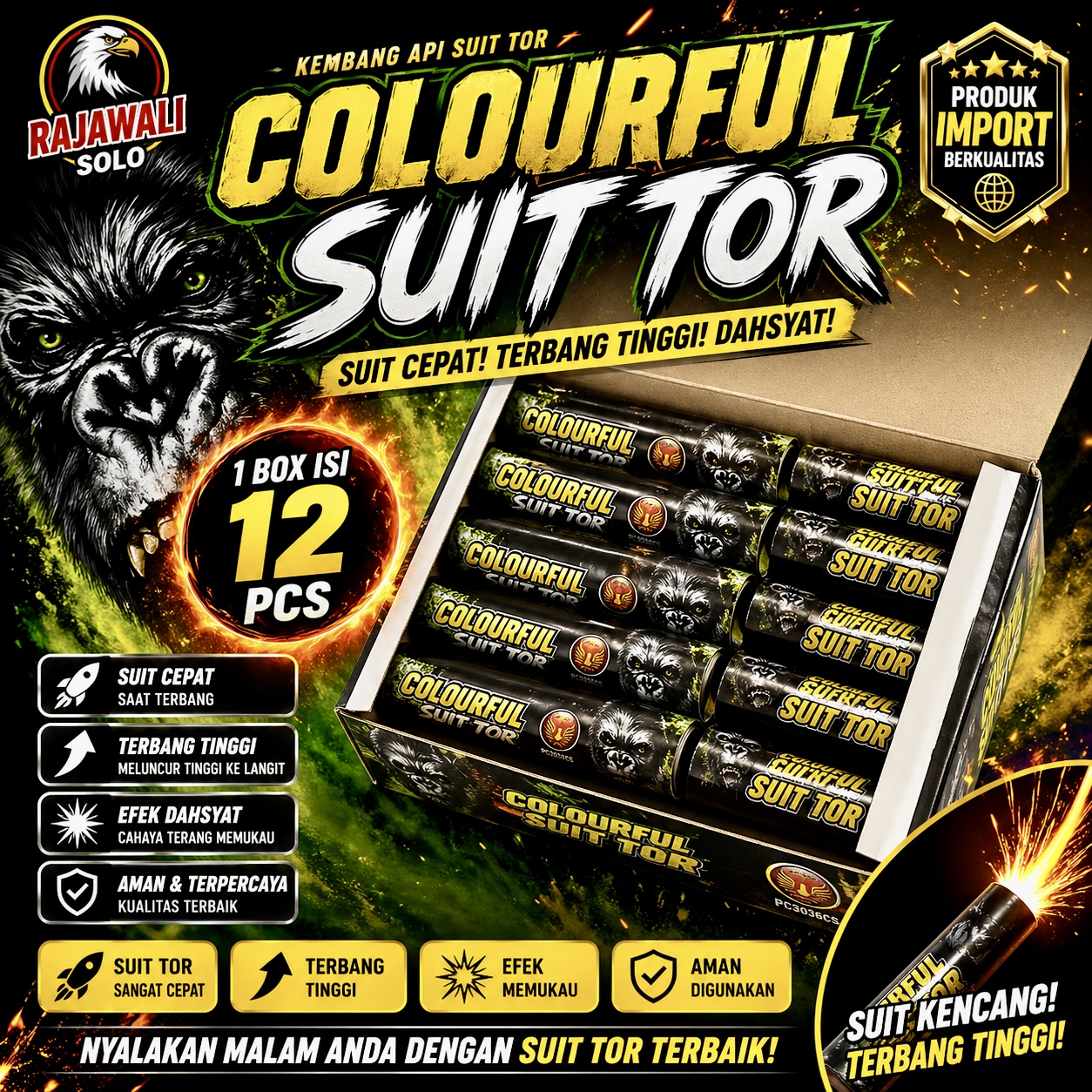 KING KONG SUIT TOR - 1 BOX 12 PCS