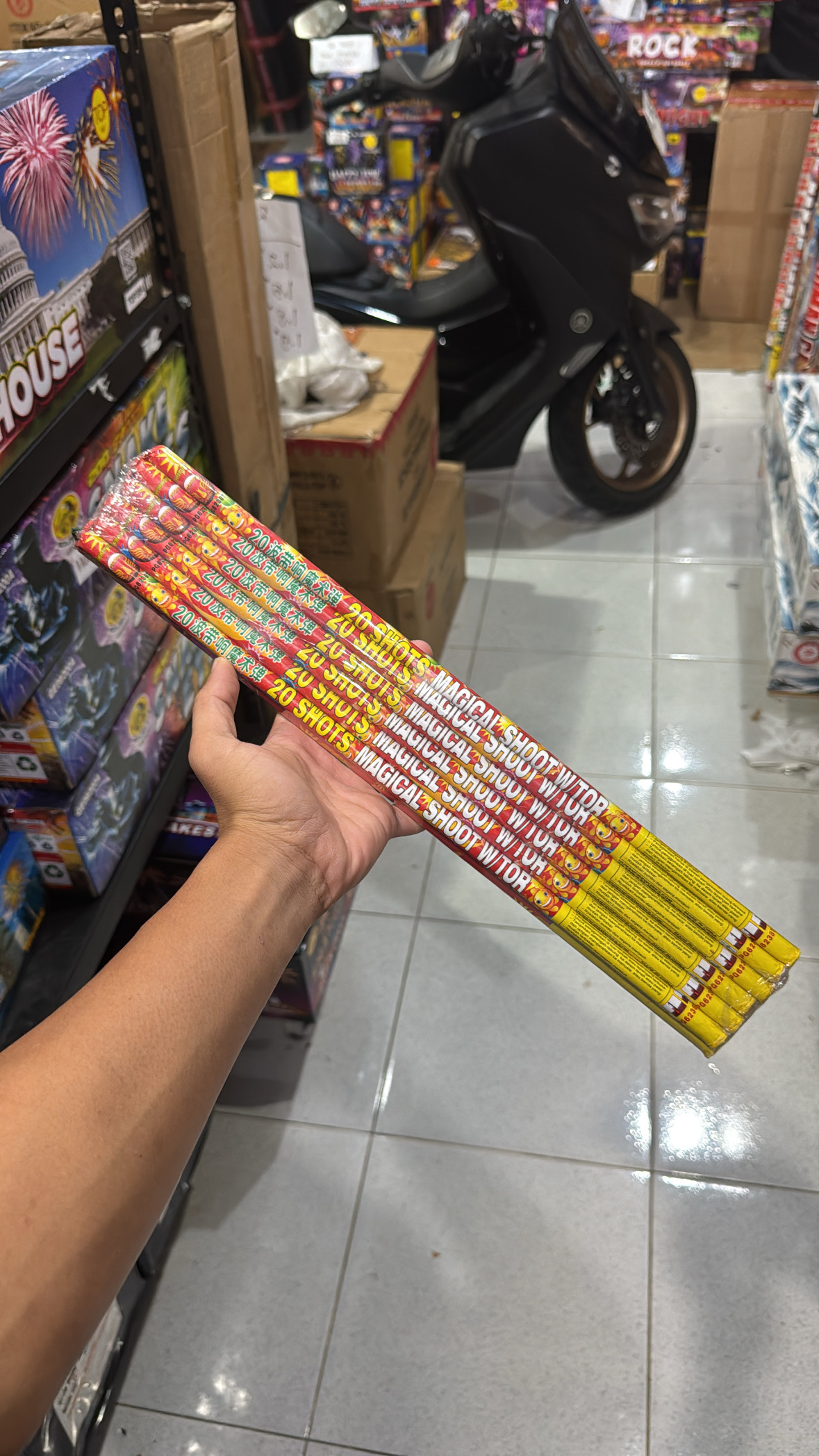 MAGIC BALL / CUS TEK 20 SHOT - 1 PACK ISI 12 BATANG