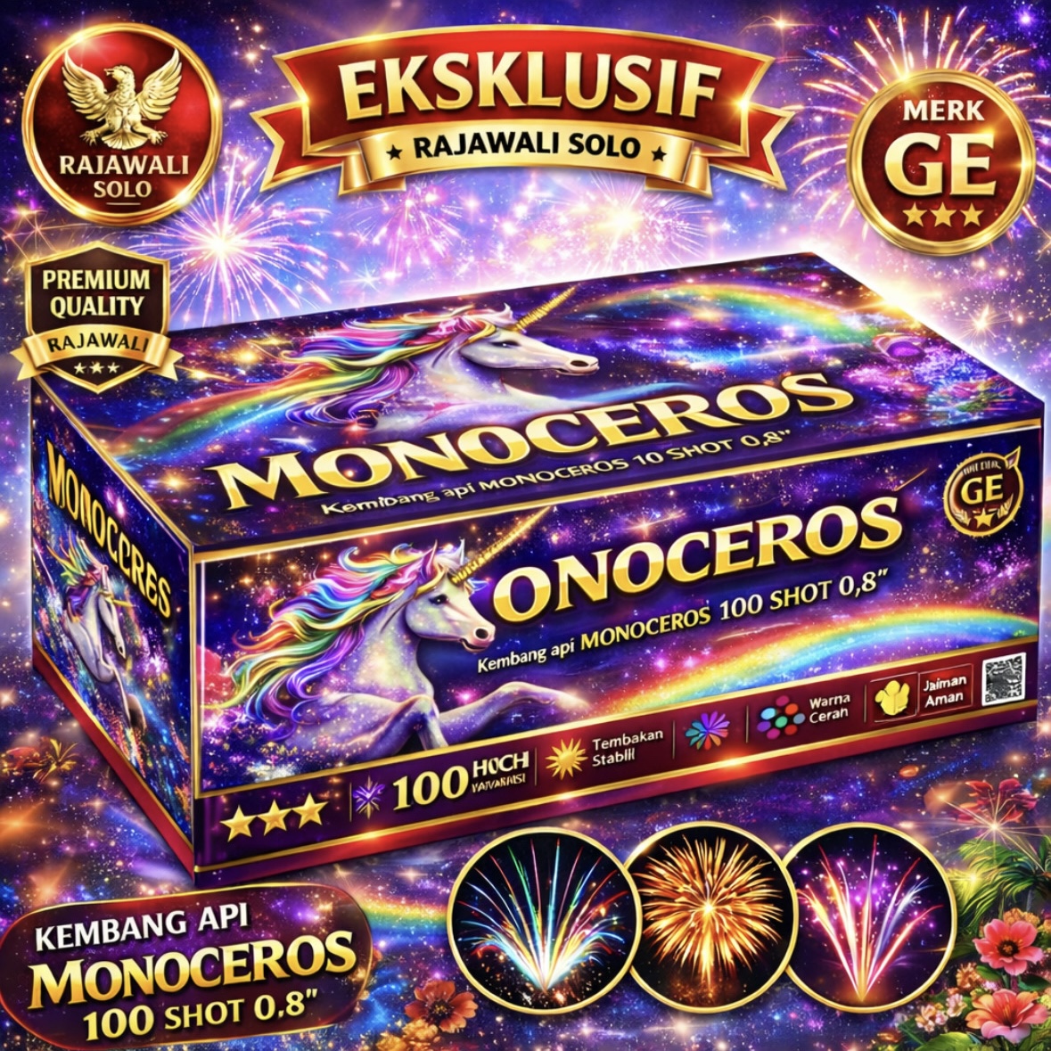 MONOCEROS 100 SHOT 0.8” GE 08100 H