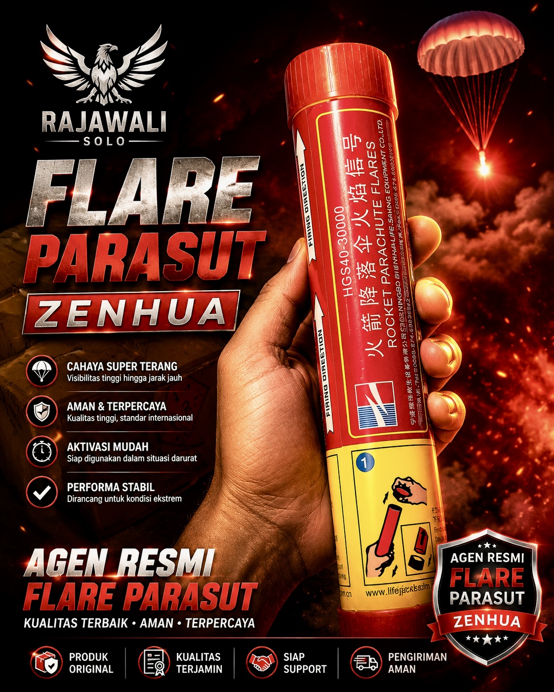 PARASUT FLARE ZENHUA