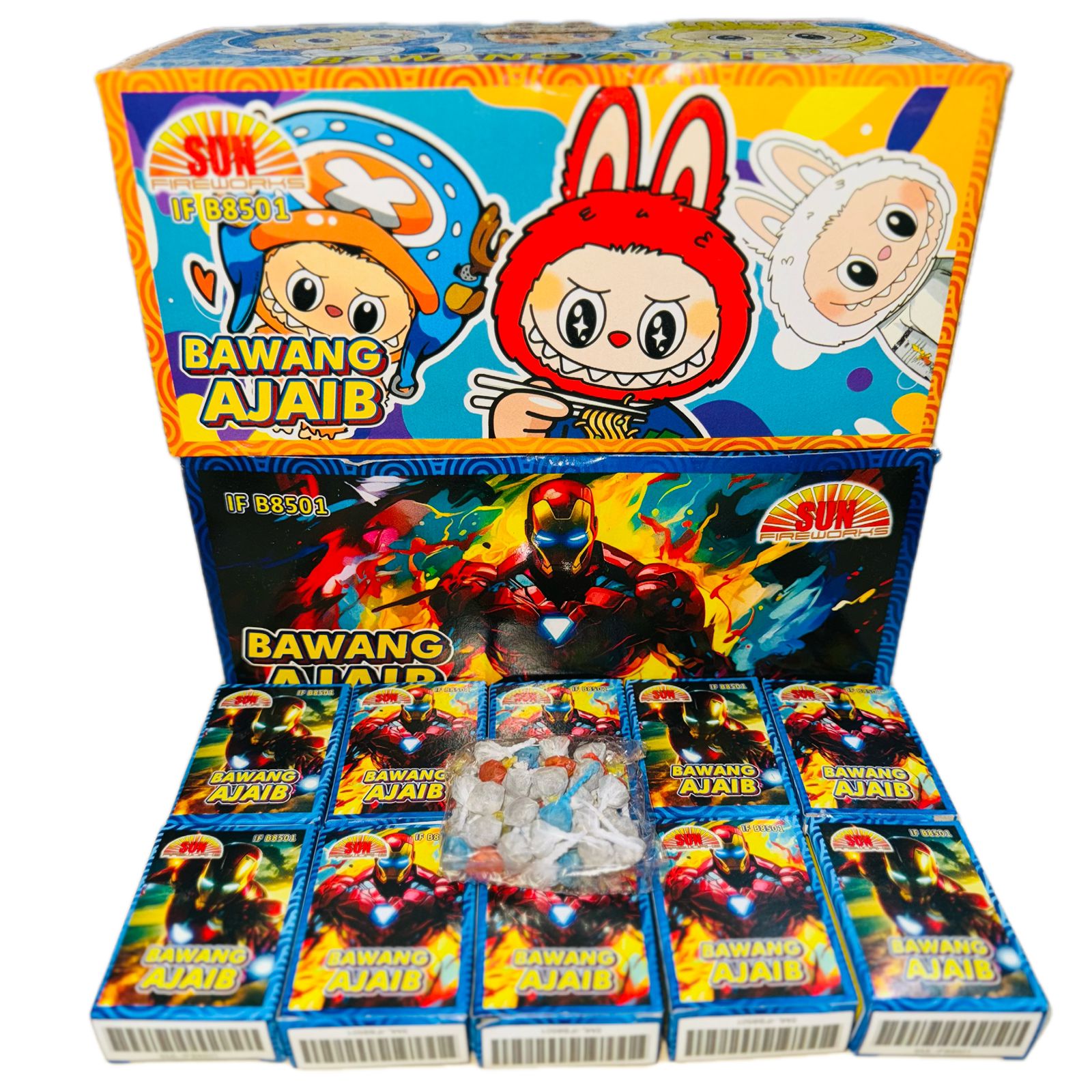 POP BAWANG BANTING 1 BOX ISI 50 X 50 PCS