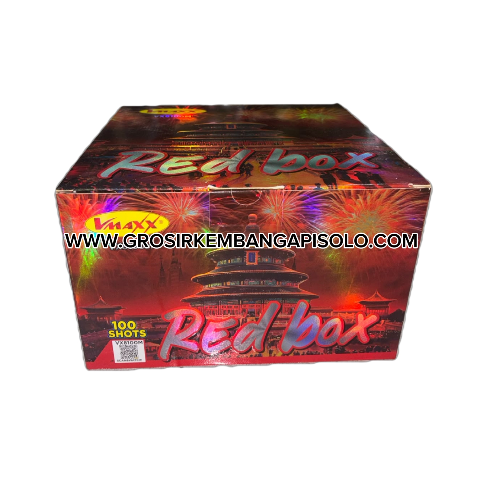 Red Box (100 shot) 0,8 inch - Vmax