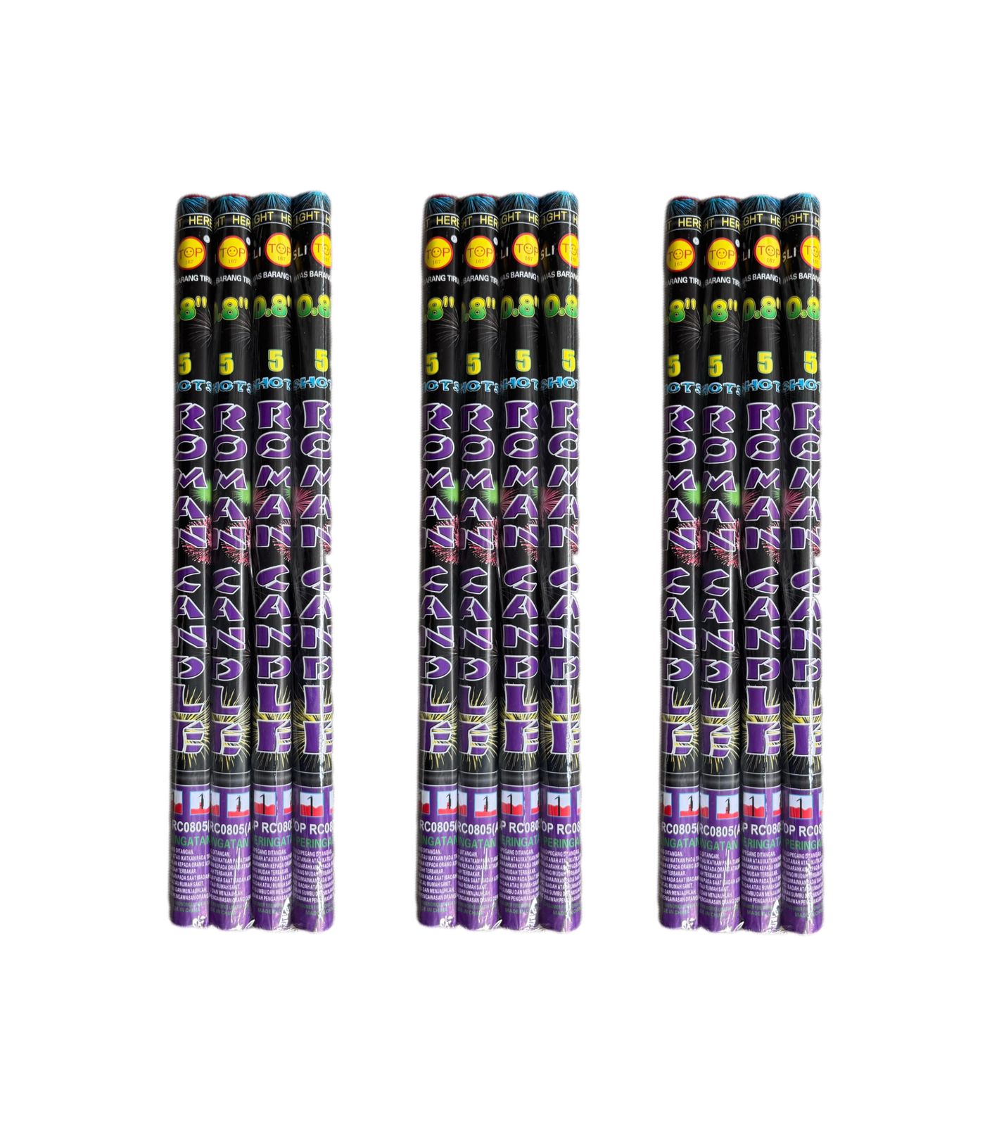 Roman Candle 5 shot 0,8 Inch