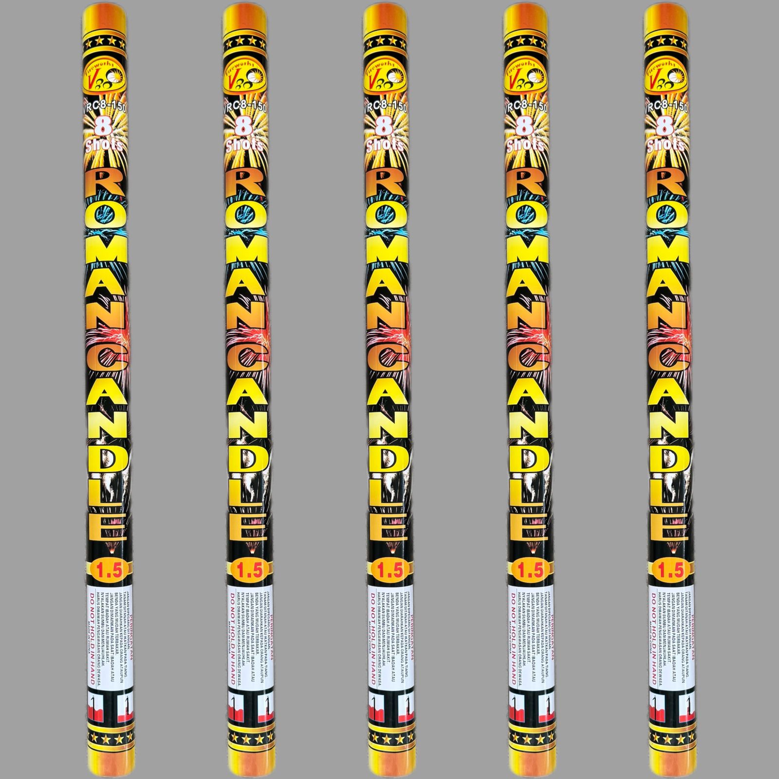 Roman Candle 8 Shot 1,5 Inch