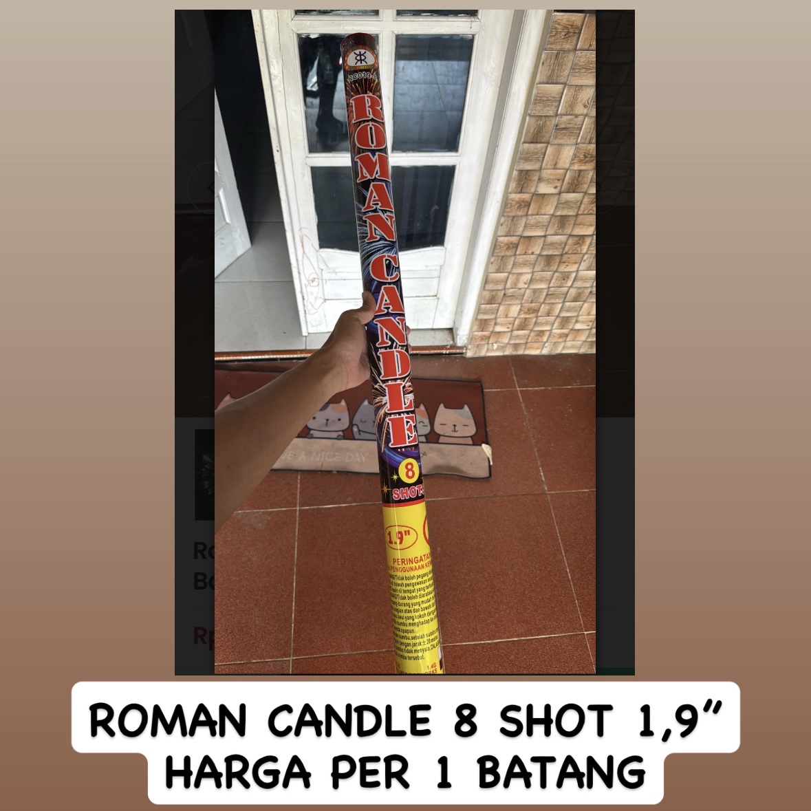 Roman Candle 8 Shot 1,9 Inch / 1 BATANG