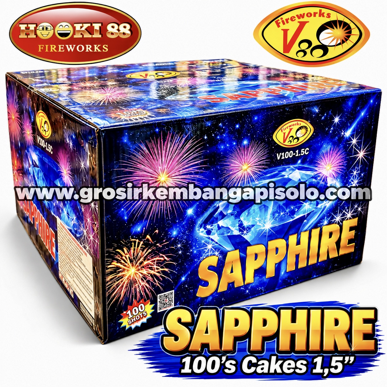 SAPHIRE 100 SHOT 1.5 INCHI