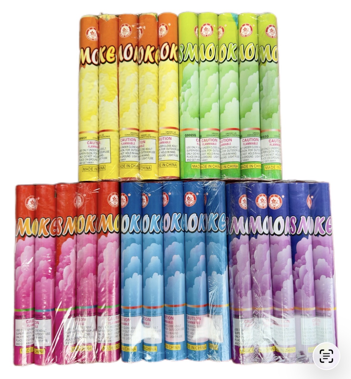 SMOKE TUBE FB - 1 PACK ISI 5 BATANG - 1 PACK 1 WARNA TIDAK BISA CAMPUR / MERAH / HIJAU / BIRU / KUNING /UNGU