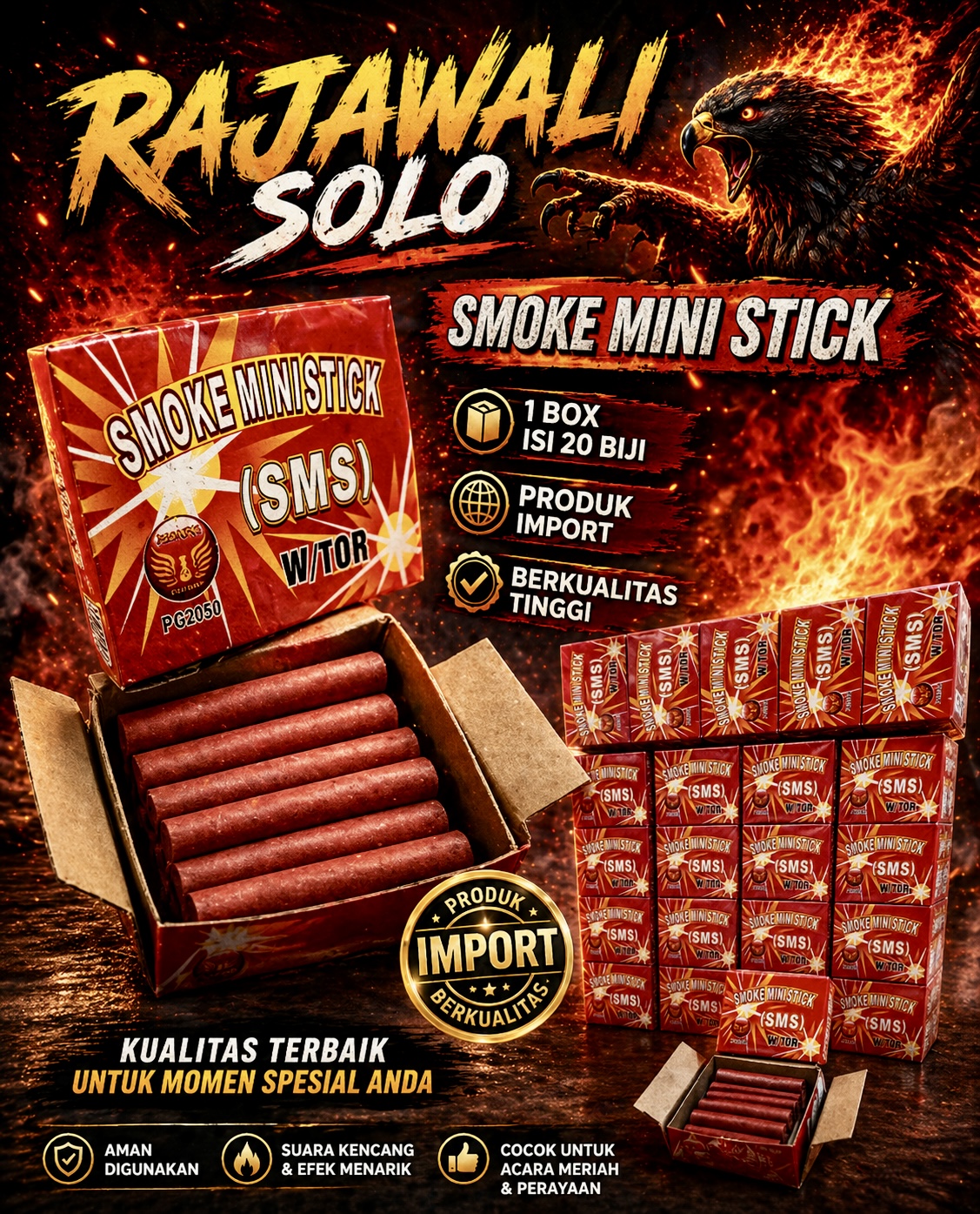 SMS 1 BANG / 1 PACK ISI 20 Biji