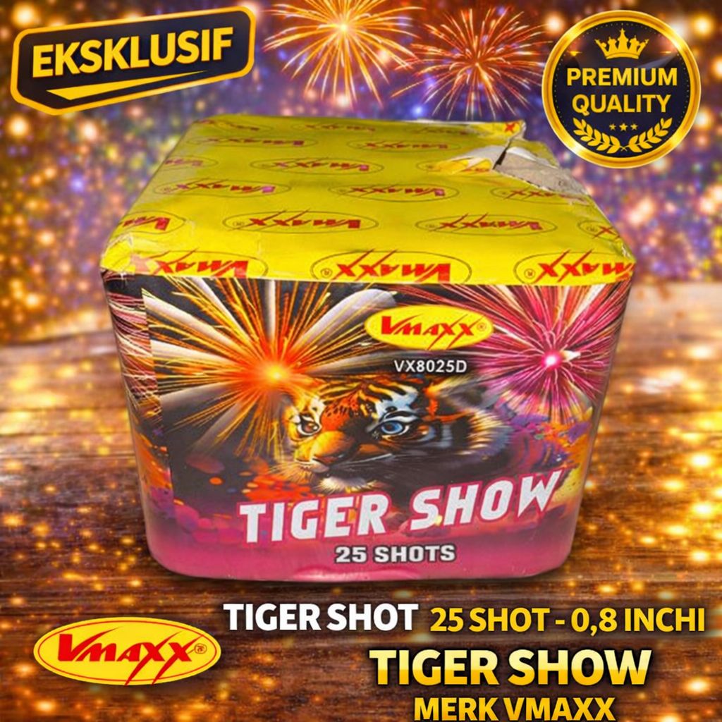 TIGER SHOW 25 SHOT 0,8 V MAXX