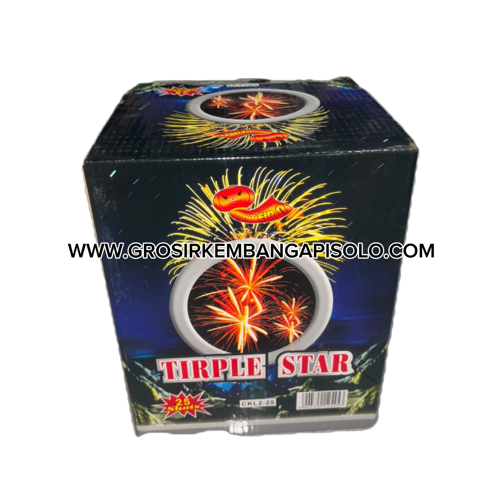 Triple star (25 shot) 1,2 inch - Lantern
