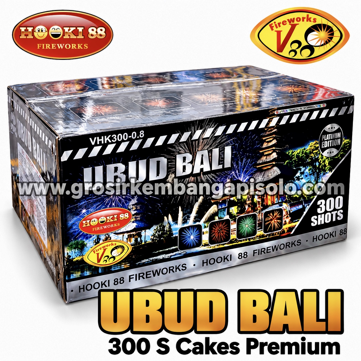 UBUD BALI 300 SHOT 0,8 PREMIUM - V88